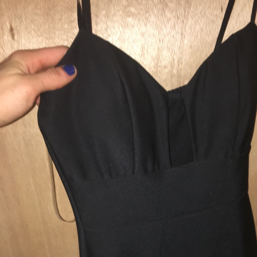 Black mini dress